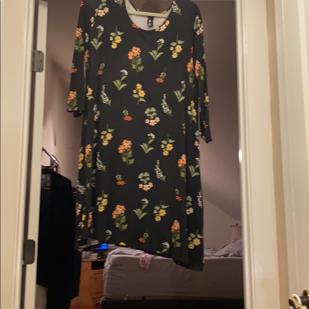 Agnes and Dora 3/4 sleeve swing dress